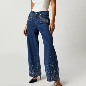 Milk It Embellished Ziggy Jeans US 8